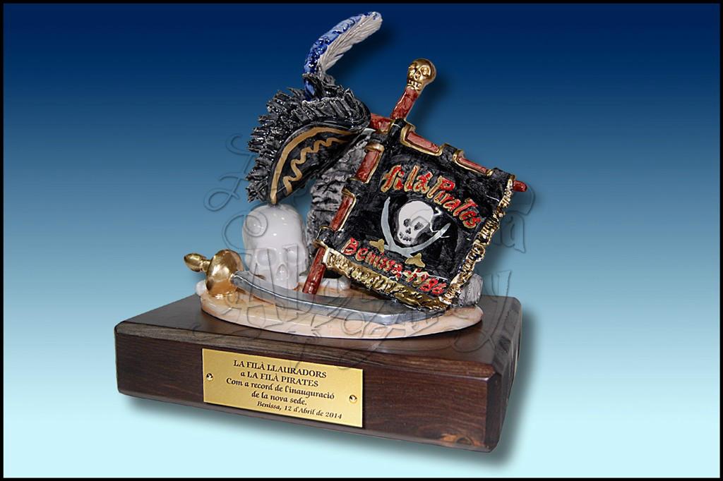FIGURA ALEGORICA FILA PIRATAS DE BENISSA