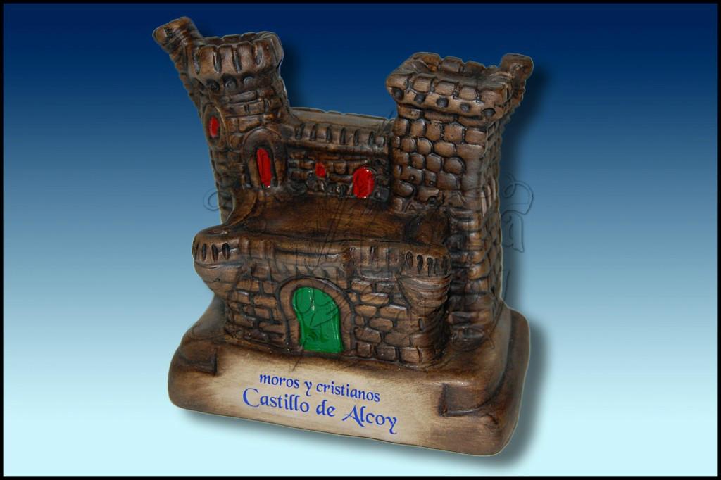 REPRODUCCION CASTILLO DE ALCOY FIESTAS DE MOROS Y CRISTIANOS CERAMICA