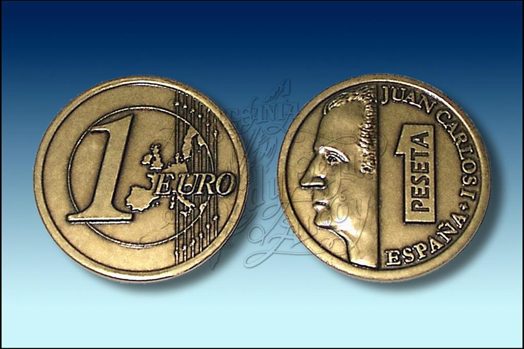 MONEDA CONMEMORATIVA TRANSICION EURO - PESETA