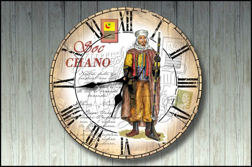 RELOJ PERSONALIZADO  VINTAGE FILA CHANO DE ALCOY