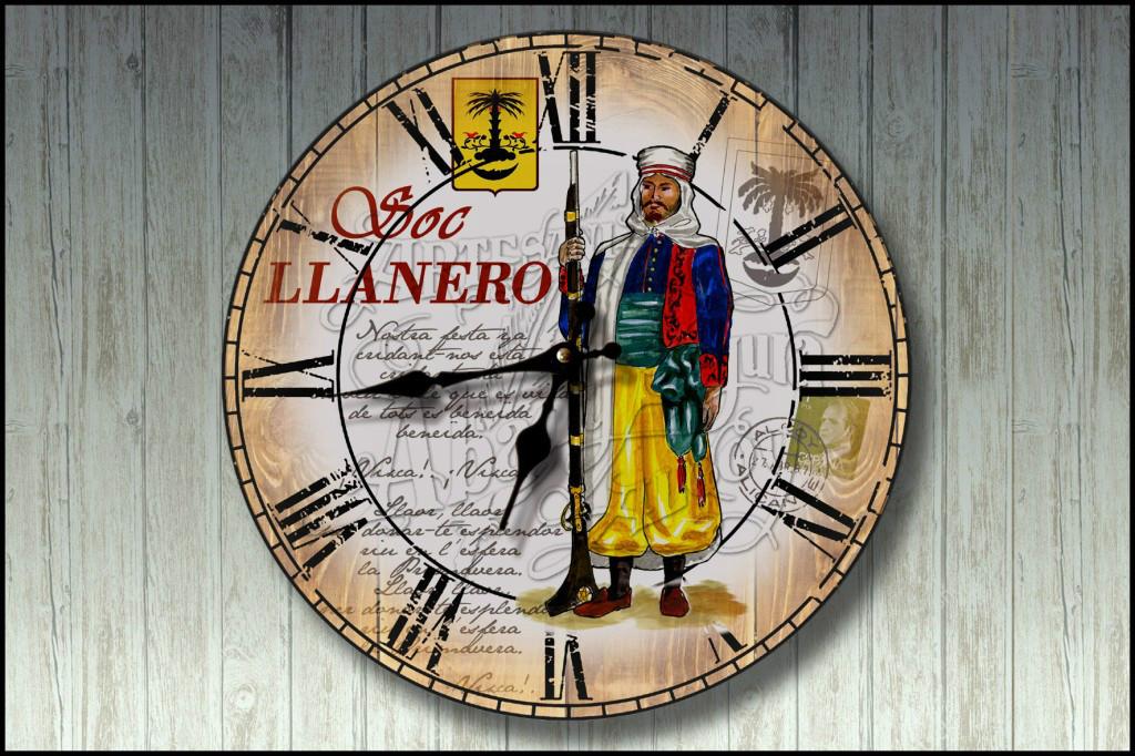 RELOJ PERSONALIZADO VINTAGE FILA LLANA DE ALCOY