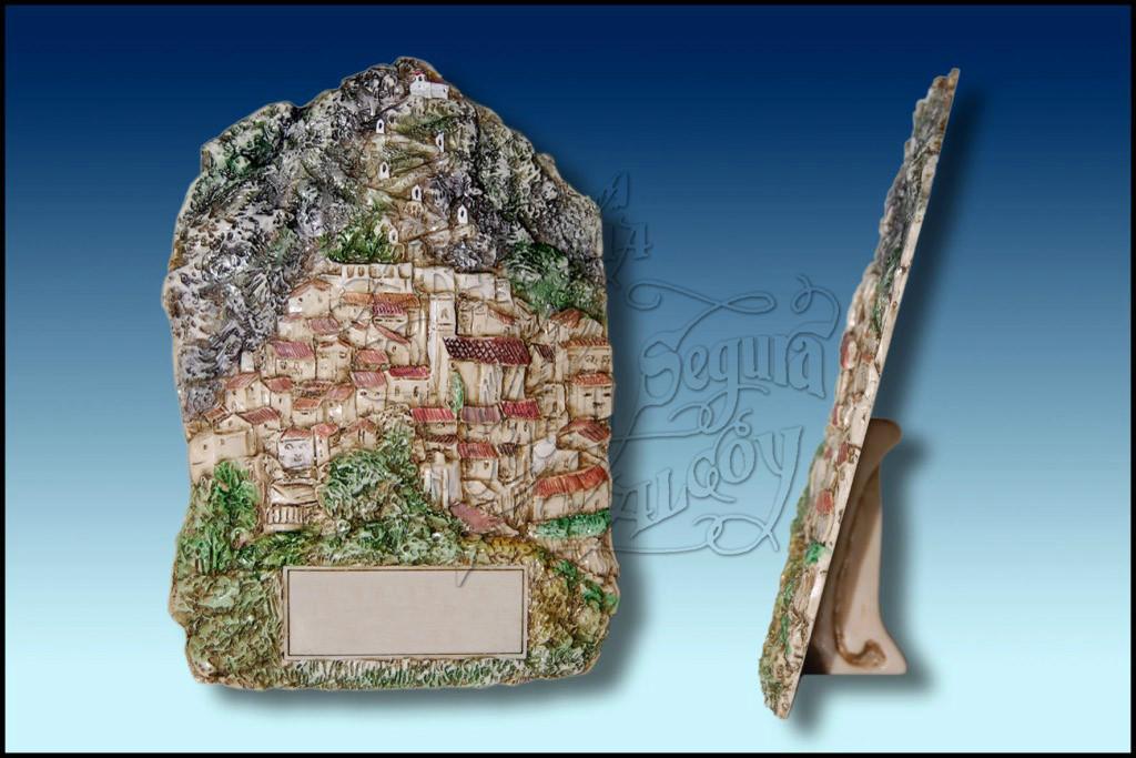 REPRODUCCION VISTA DEL PUEBLO DE PLANES 